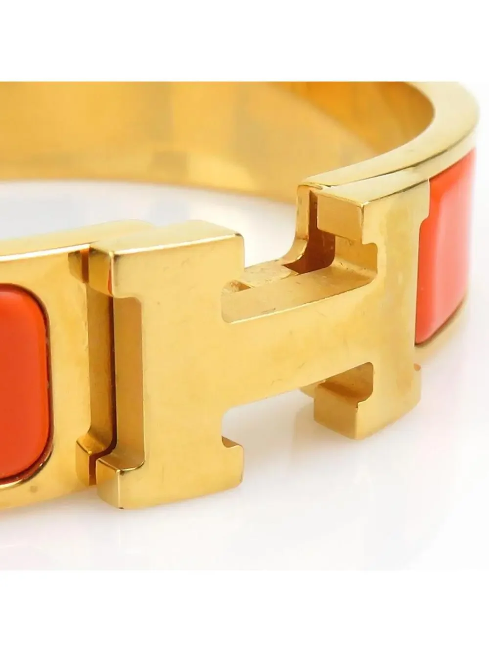 Auth Hermes Clic Clac Pm Bangle #303064H47B